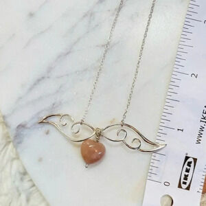 Source Unknown - Sterling Silver Moonstone Necklace